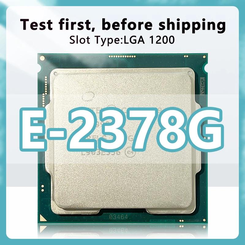Xeon E μ E-2378G CPU, 2.8GHz, 16MB, 80W, 8 ھ, 16  μ, LGA1200,   C256 Ĩ 1200 E2378G